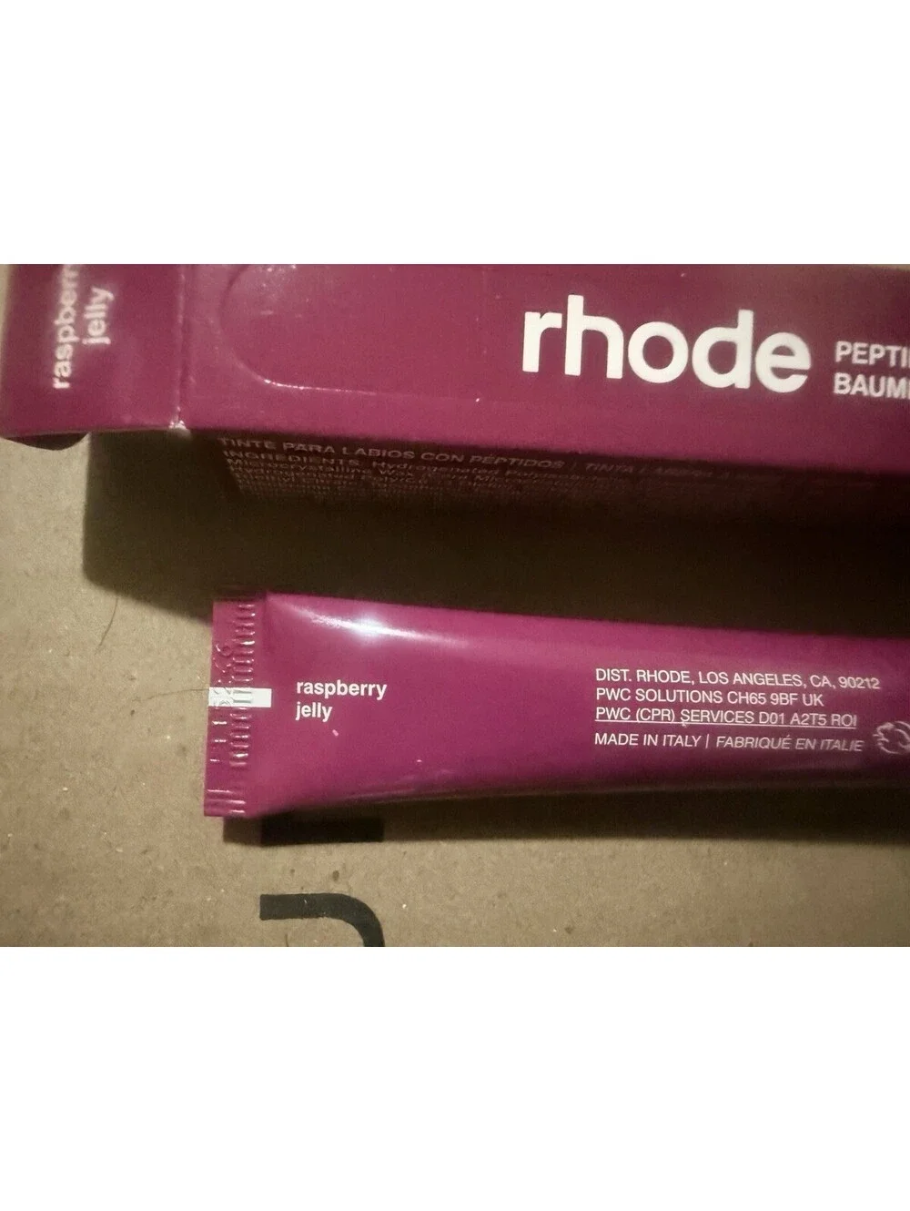 Rhode Peptide Lip Tint “raspberry jelly” Limited Edition Version!!! BNIB